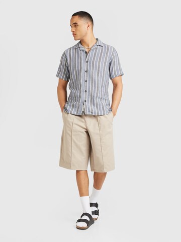Only & Sons - Regular Fit Camisa 'ONSTREV' em azul