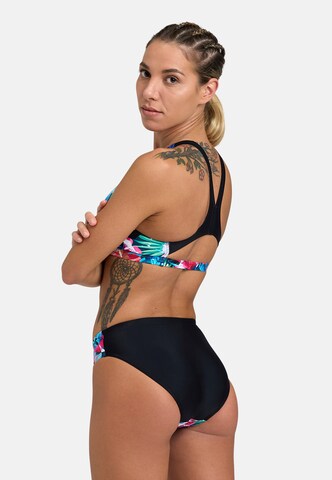 ARENA Bustier Sportbikini 'FLOWER' in Gemengde kleuren