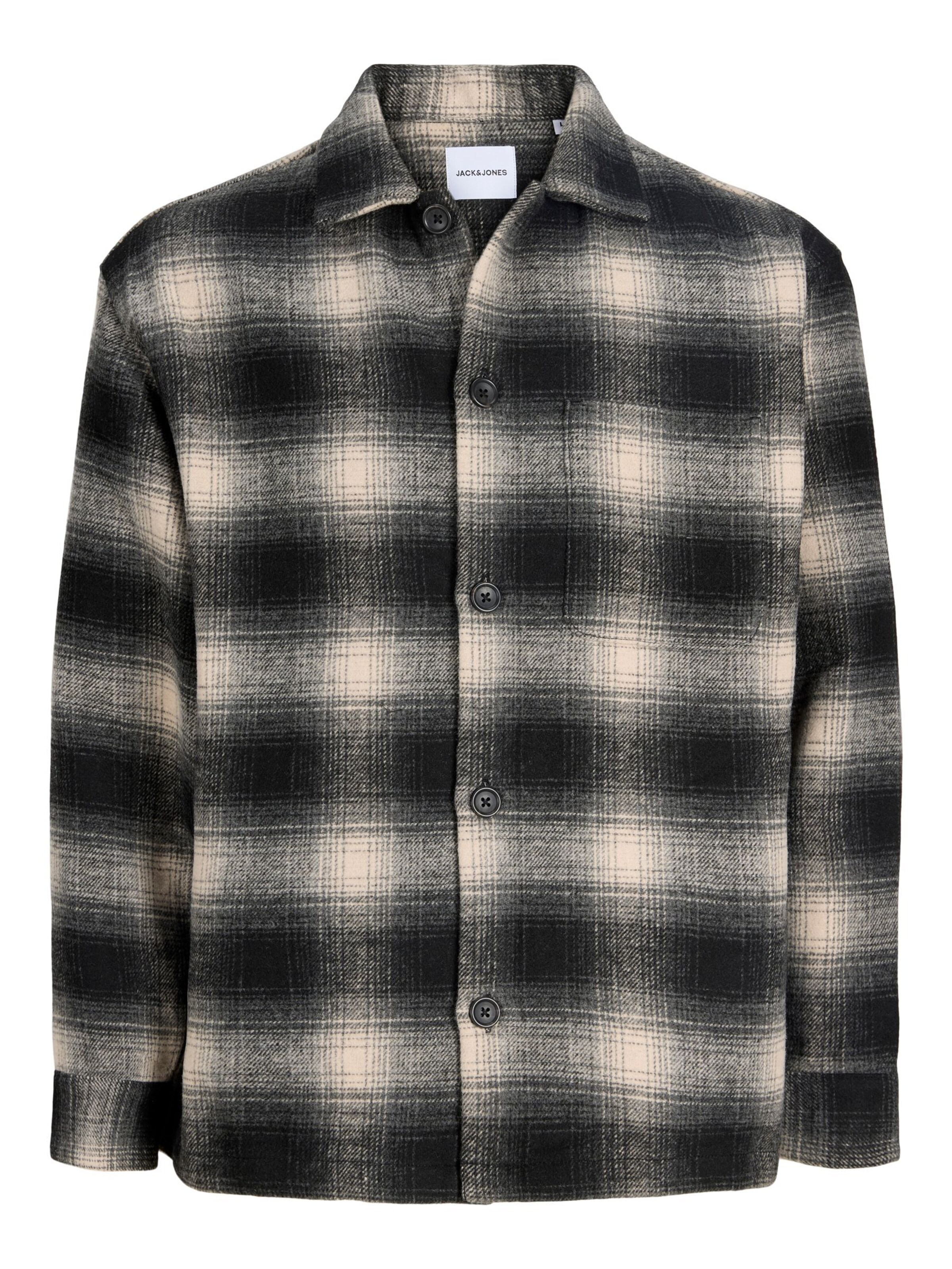 Jack & Jones Junior Regular Fit Jacke 'JJESoho Ollie' in Grau: Vorderseite