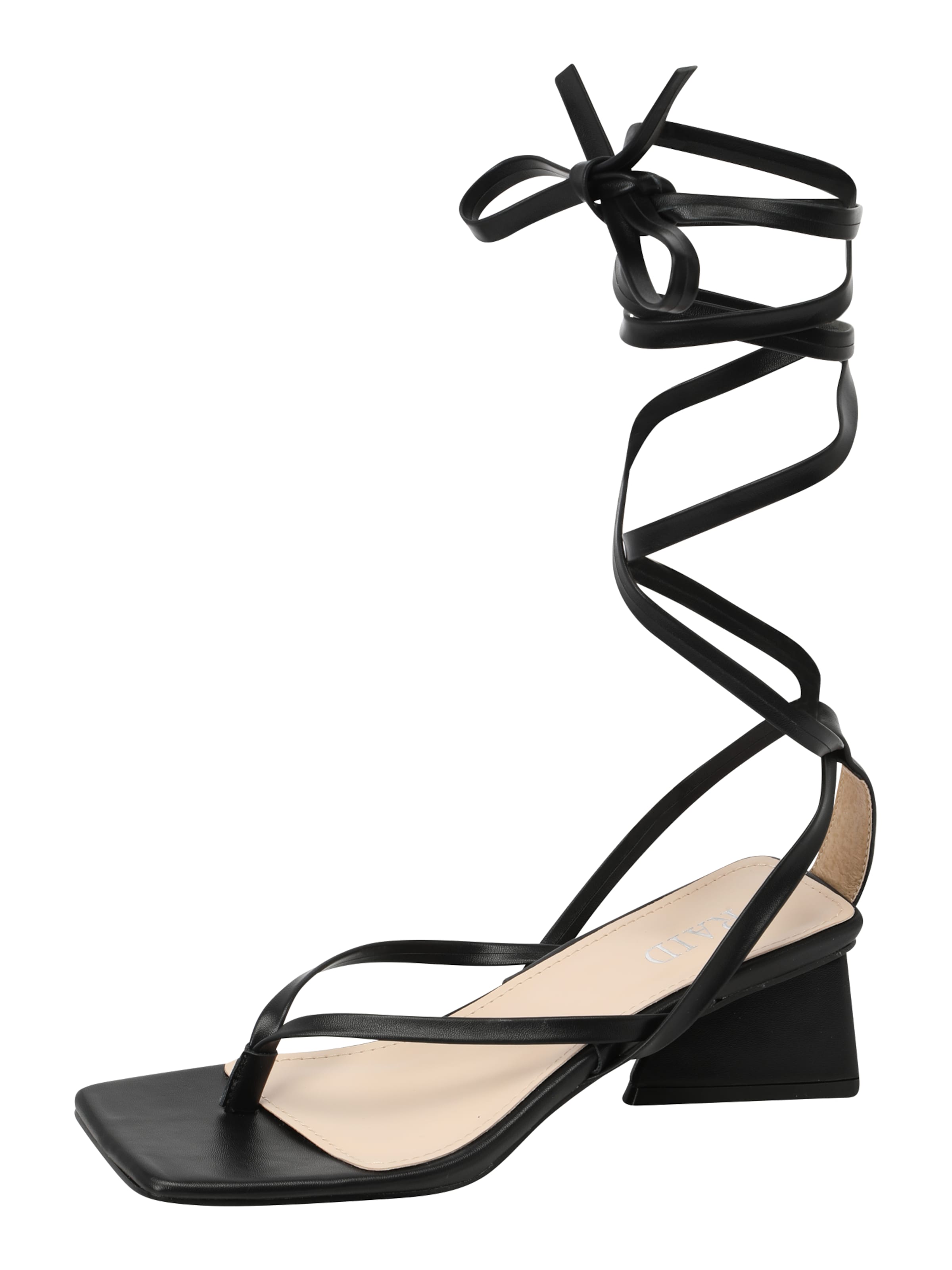 Sandalo 'ELOPE' di Raid in nero: frontale