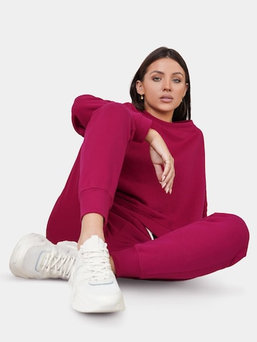 Regular Pantalon Ombre en rose