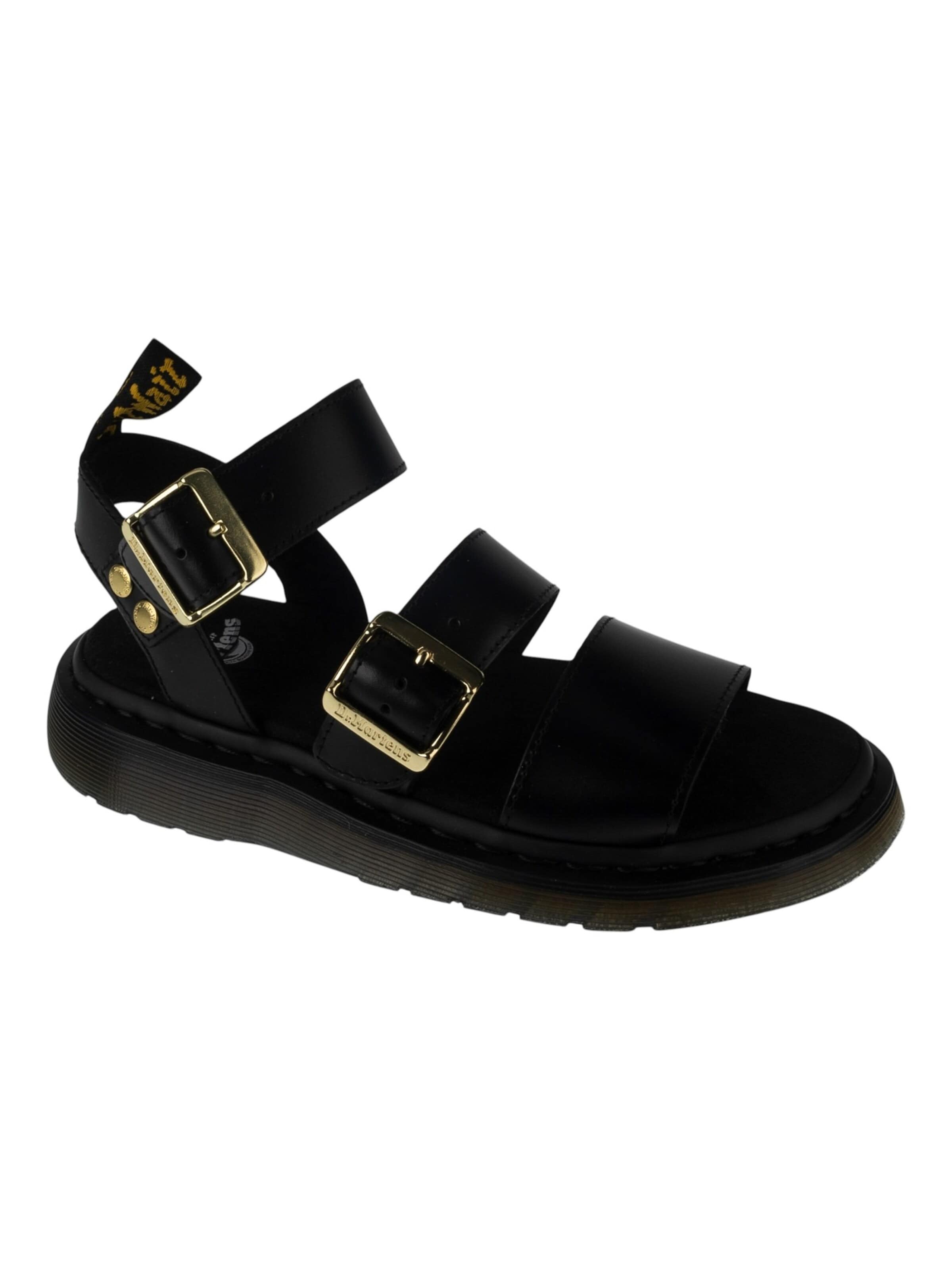 Dr. Martens Sandal 'Gryphon' in Black: front