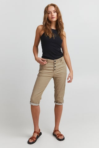 PULZ Jeans Skinny Broek 'ROSITA' in Bruin