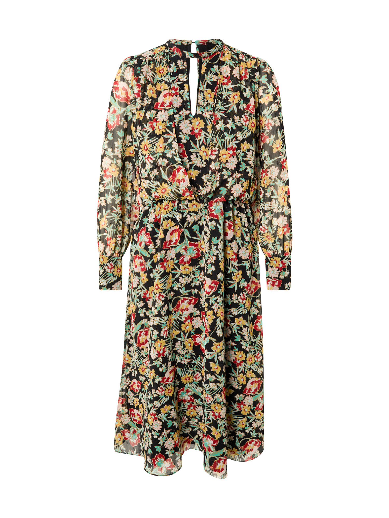 Odzież jQ2dB NAF NAF Sukienka AURORE w kolorze Mieszane Kolorym 