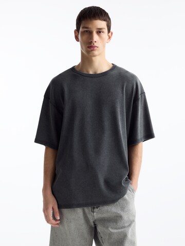 Pull&Bear Póló - szürke: elől