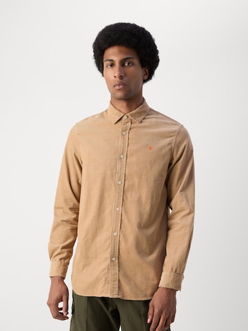 SCOTCH & SODA Regular fit Button Up Shirt in Beige: front