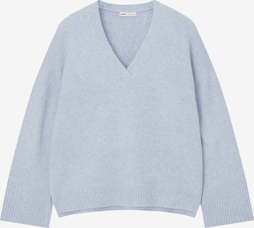 Pull-over Pull&Bear en bleu : devant