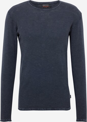 INDICODE JEANS Sweater 'Jadiel' in Blue: front