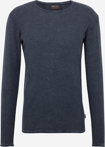 INDICODE JEANS Sweater 'Jadiel' in Blue: front