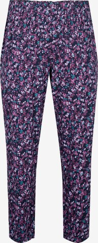 Zizzi - Calças de pijama 'MDANA' em azul: frente