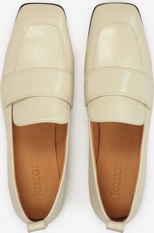 Kazar Classic Flats in White