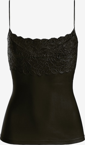 Hanro Top ' Moments ' in Black: front