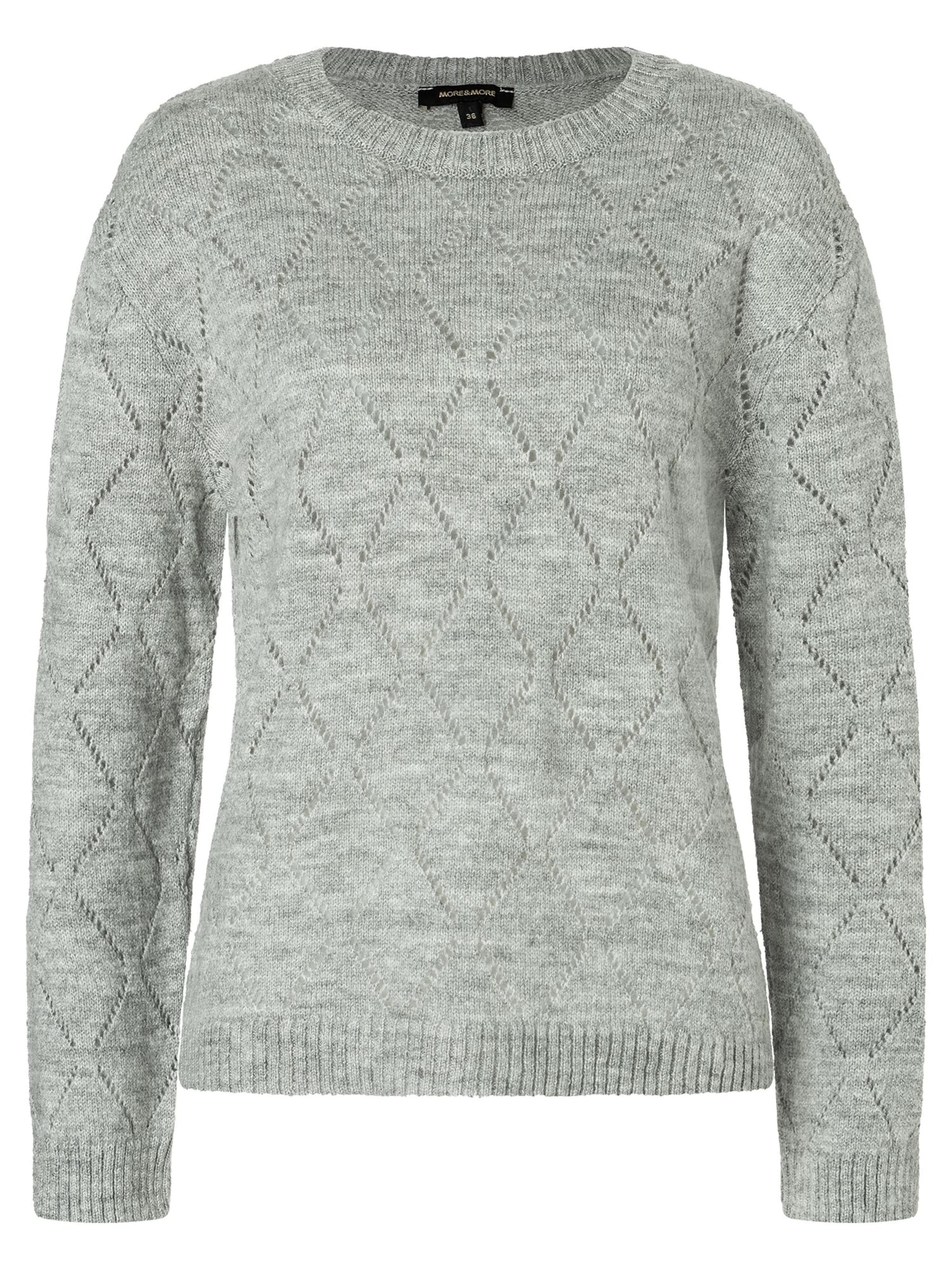 Pull-over MORE & MORE en gris : devant