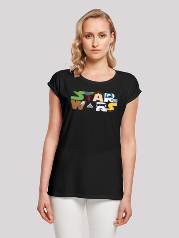 F4NT4STIC Shirt 'Star Wars ' in Black: front