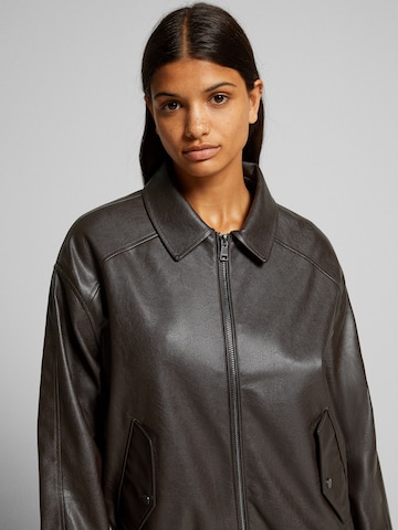 Bershka Between-Season Jacket in Brown