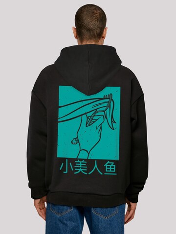 Sweat-shirt 'Disney Ariel The Little Mermaid Hair Stroke' F4NT4STIC en noir : devant