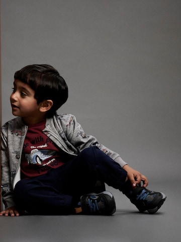 NAME IT - Sudadera con cremallera en gris