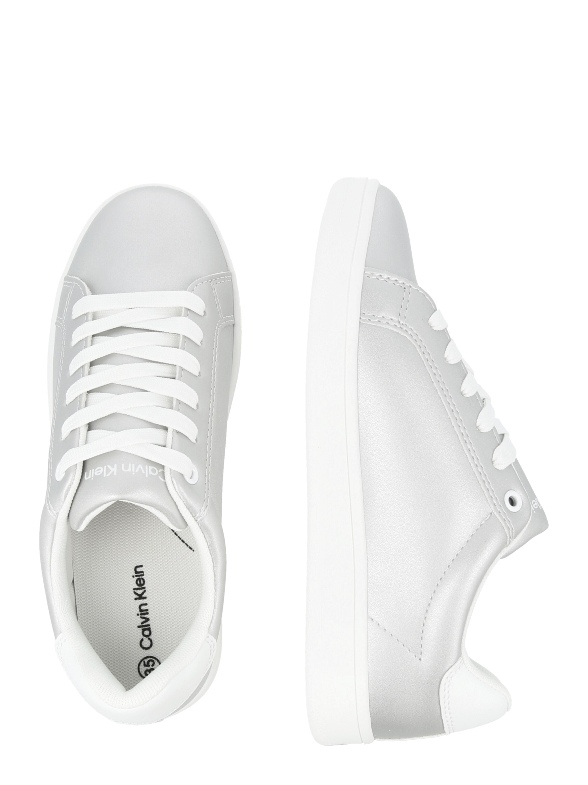 sudrabs Calvin Klein Jeans Brīvā laika apavi 'STARDUST'