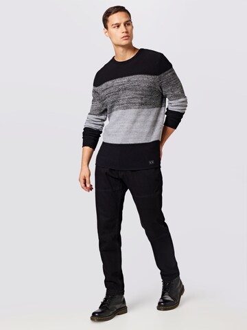 Key Largo Regular fit Sweater 'Jogi' in Black