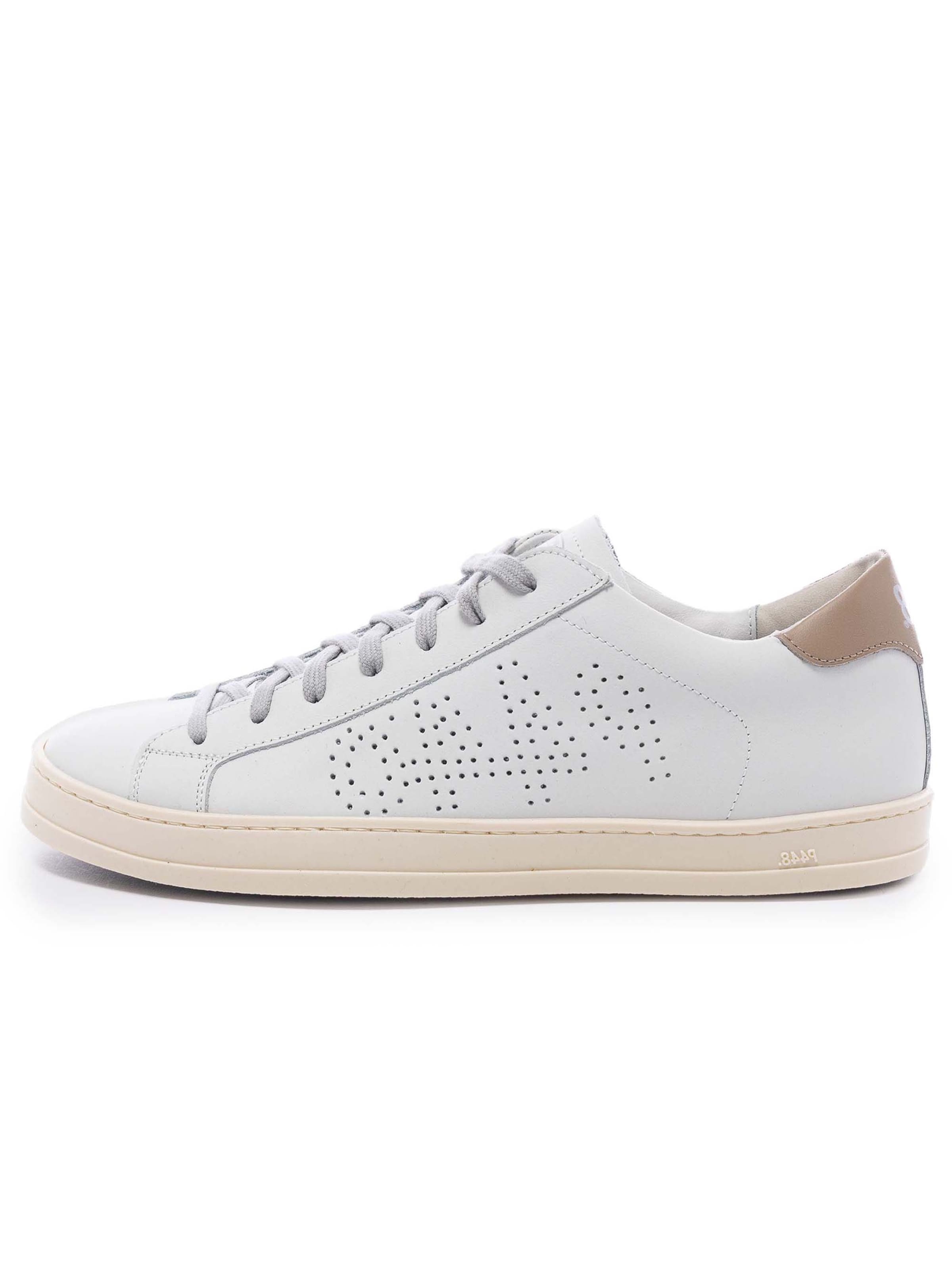 P448 Sneaker 'John' in Weiß: Vorderseite