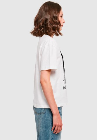 T-shirt 'Devil Thoughts' Miss Tee en blanc