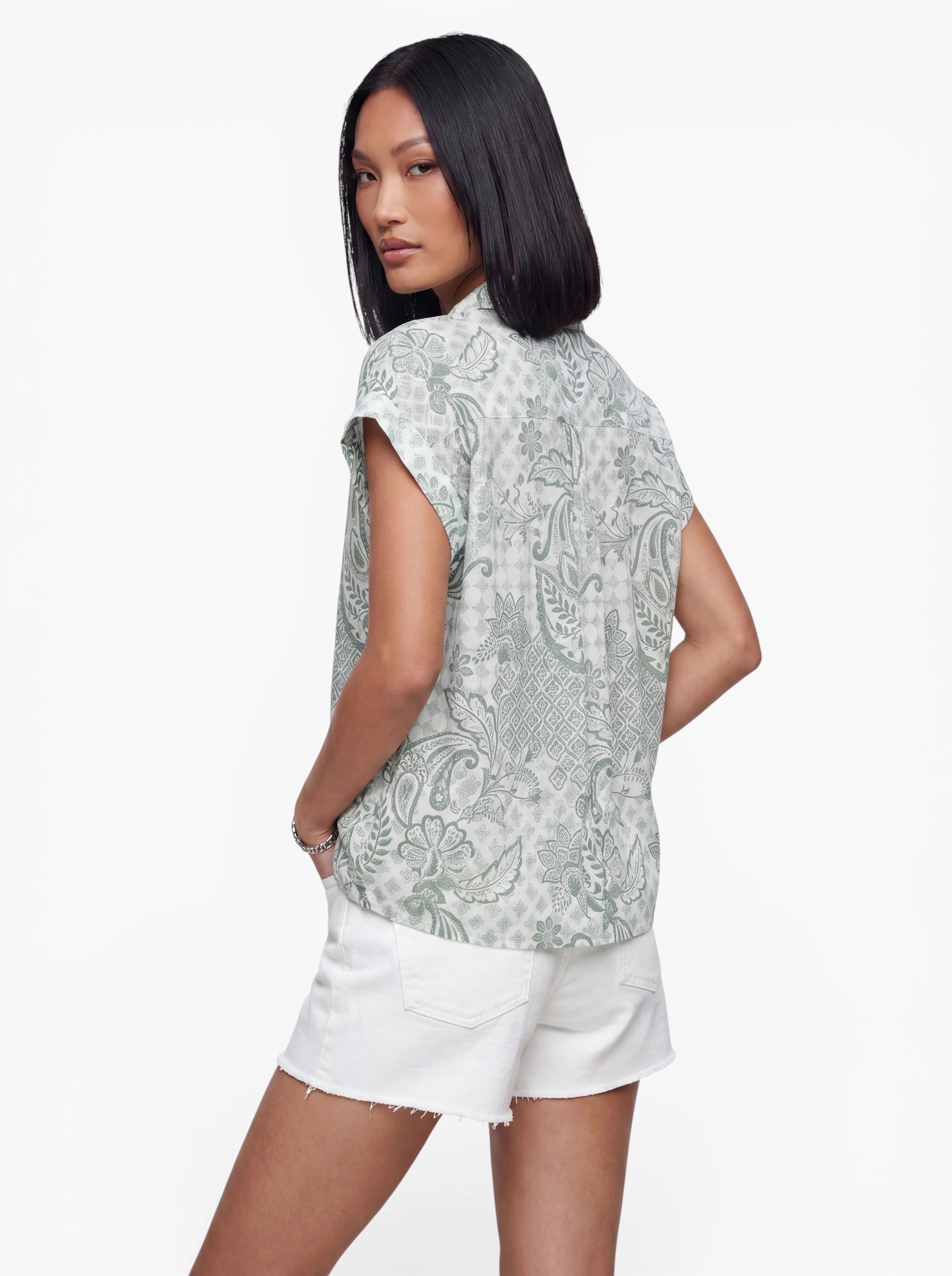 VERO MODA Blúzka 'VMCILLE HILDA' - Zelená