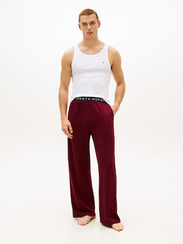 TOMMY HILFIGER Pyjamabroek in Rood