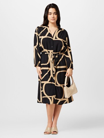 ONLY Carmakoma Shirt Dress in Black