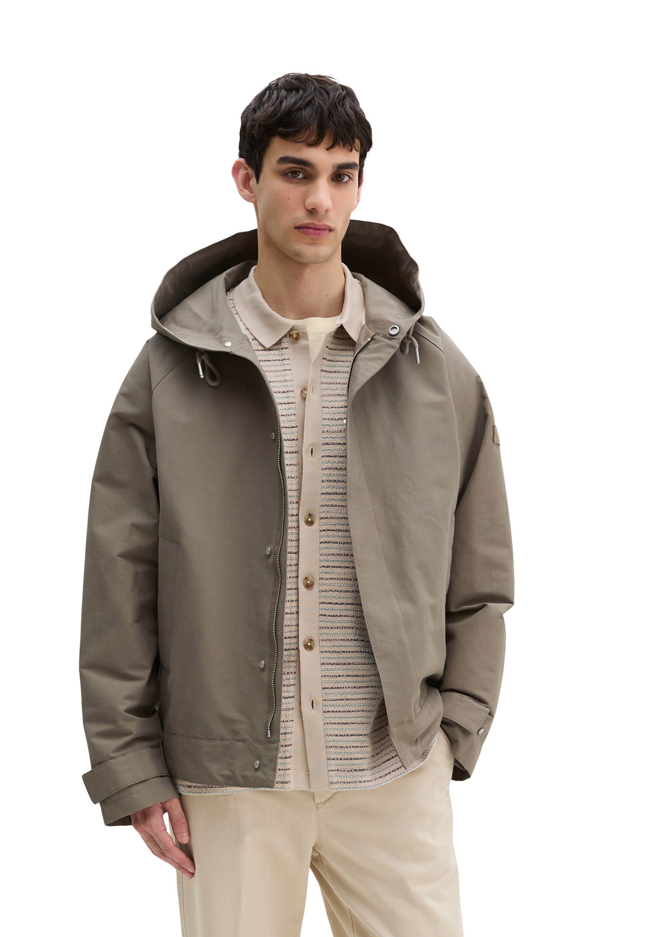 Marc O'Polo Tussenjas in Bruin: voorkant