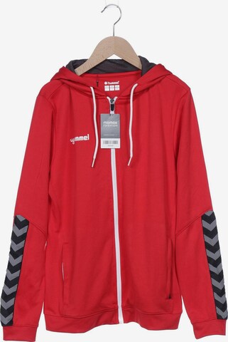Hummel Sweatshirt & Zip-Up Hoodie in S in Red: front