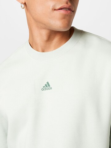 ADIDAS SPORTSWEAR Athletic Sweatshirt 'Essentials Feelvivid  Fleece Drop Shoulder' in Green