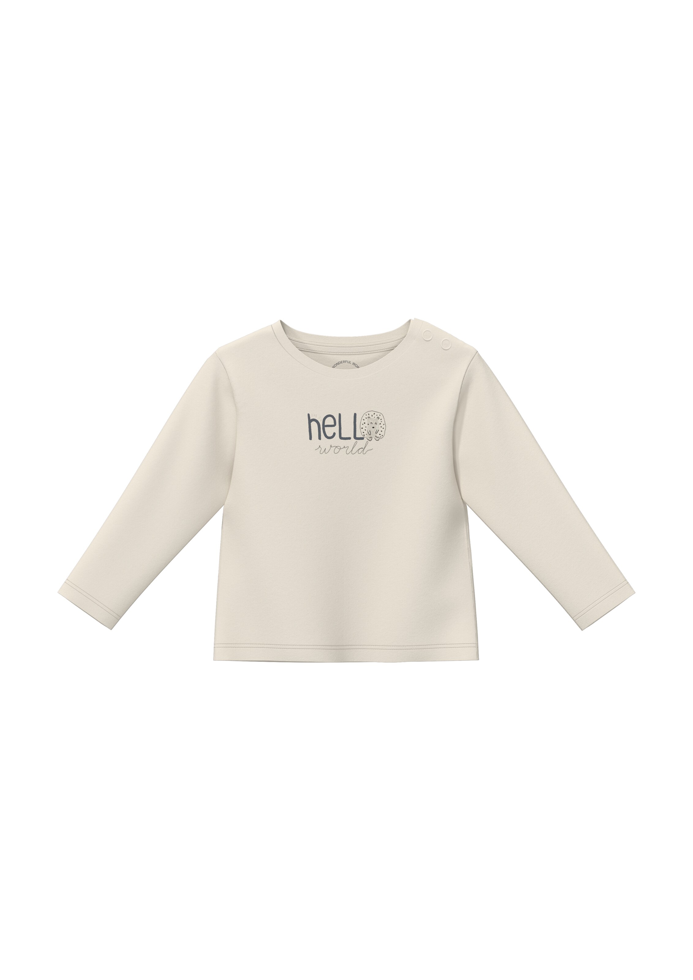 s.Oliver T-Shirt en beige clair / marine / noir, Vue avec produit