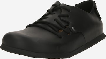 Pantofi cu șireturi 'Montana Oiled' de la BIRKENSTOCK pe negru: față