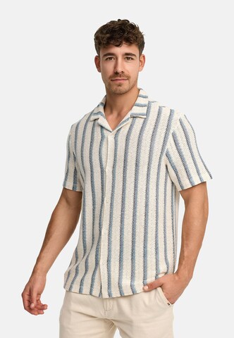 INDICODE JEANS Regular fit Button Up Shirt 'INGlumin' in Blue