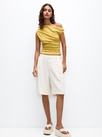 Pull&Bear Top | rumena barva