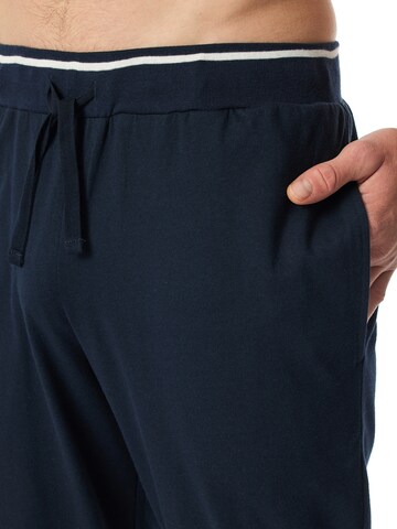 SCHIESSER Pajama Pants ' Mix + Relax ' in Blue