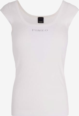 T-shirt 'TENACE' PINKO en blanc : devant