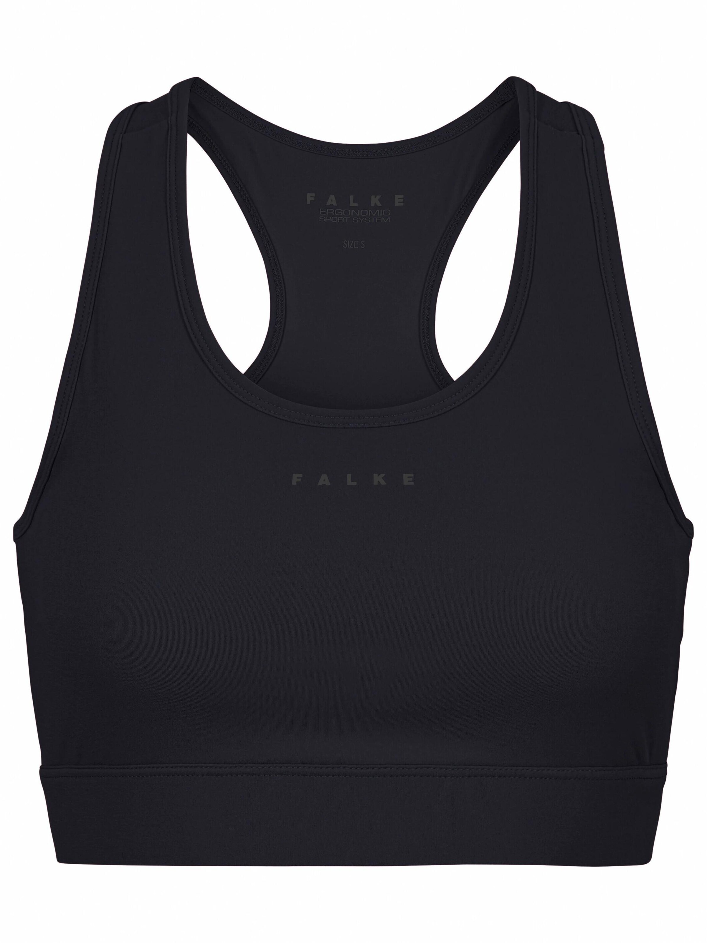 FALKE Bustier Sport-BH in Schwarz