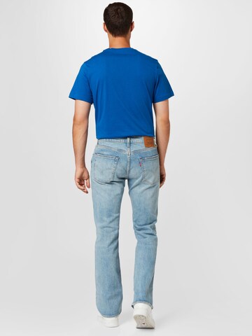 zils LEVI'S ® Paplatināti gali Džinsi '527 Slim Boot Cut'