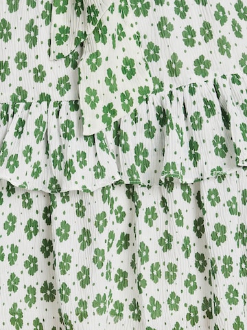 Tussah Skjørt 'GIULIA' i grønn