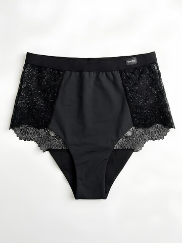 Panty 'Emma Lace Period Proof Panties' di THATDAY in nero: frontale