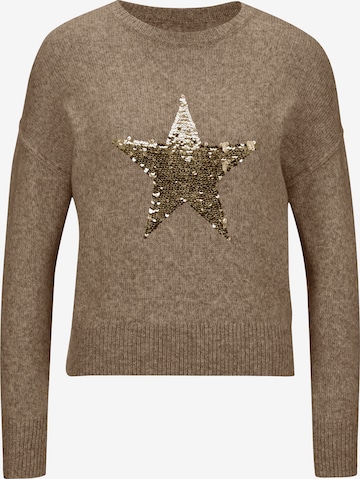 Pull-over MADELEINE en marron : devant