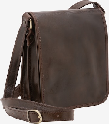 Borsa a tracolla di Viola Castellani in marrone: frontale