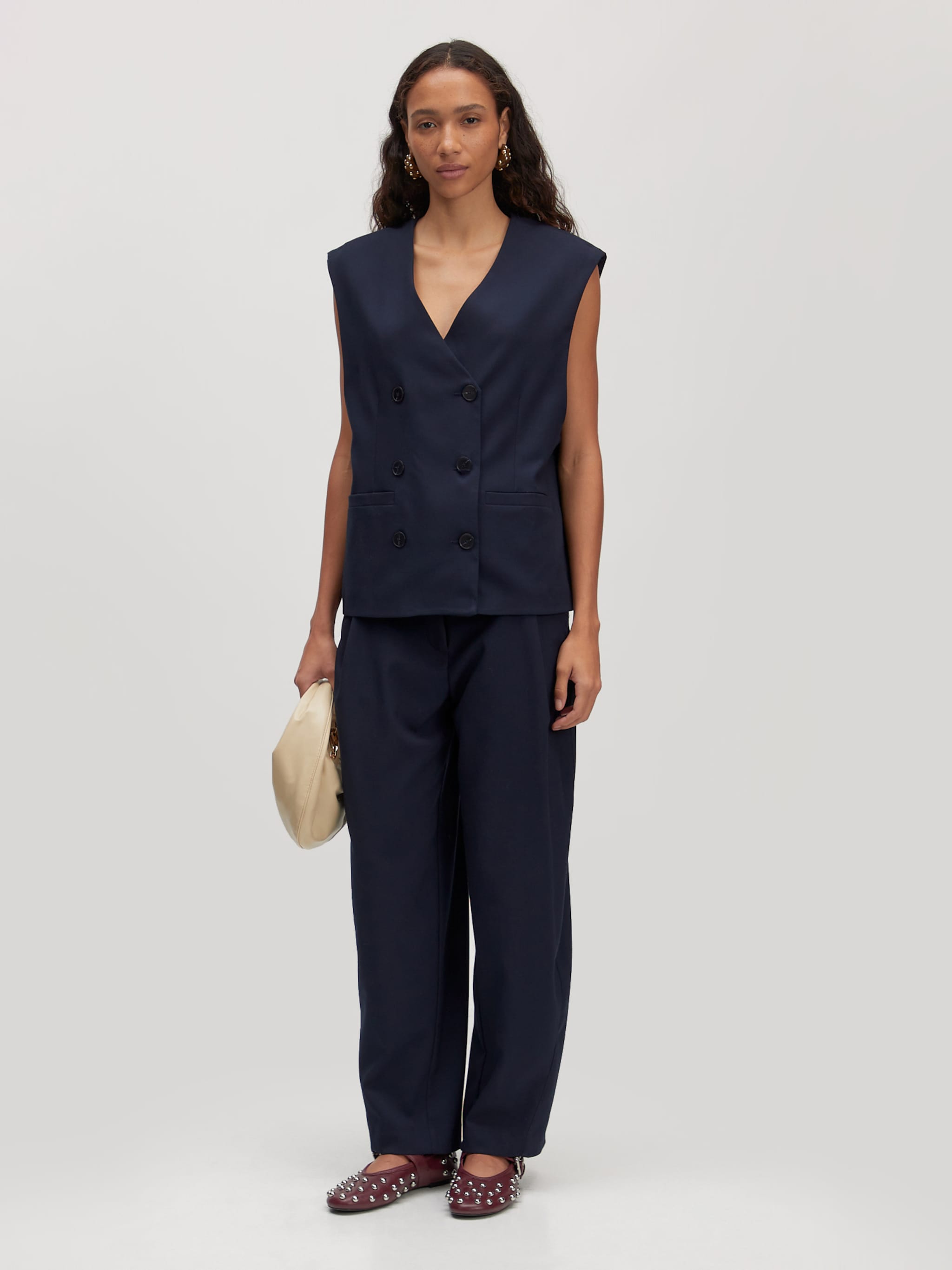 EDITED Productos Chaleco para traje 'Dawn' navy