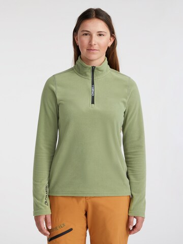 O'NEILL Athletic Fleece Jacket 'Jacks' in Green: front