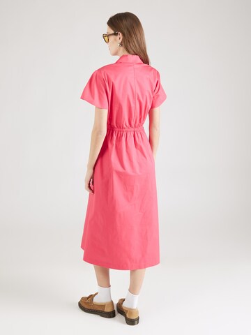 UNITED COLORS OF BENETTON Платье-рубашка в Ярко-розовый