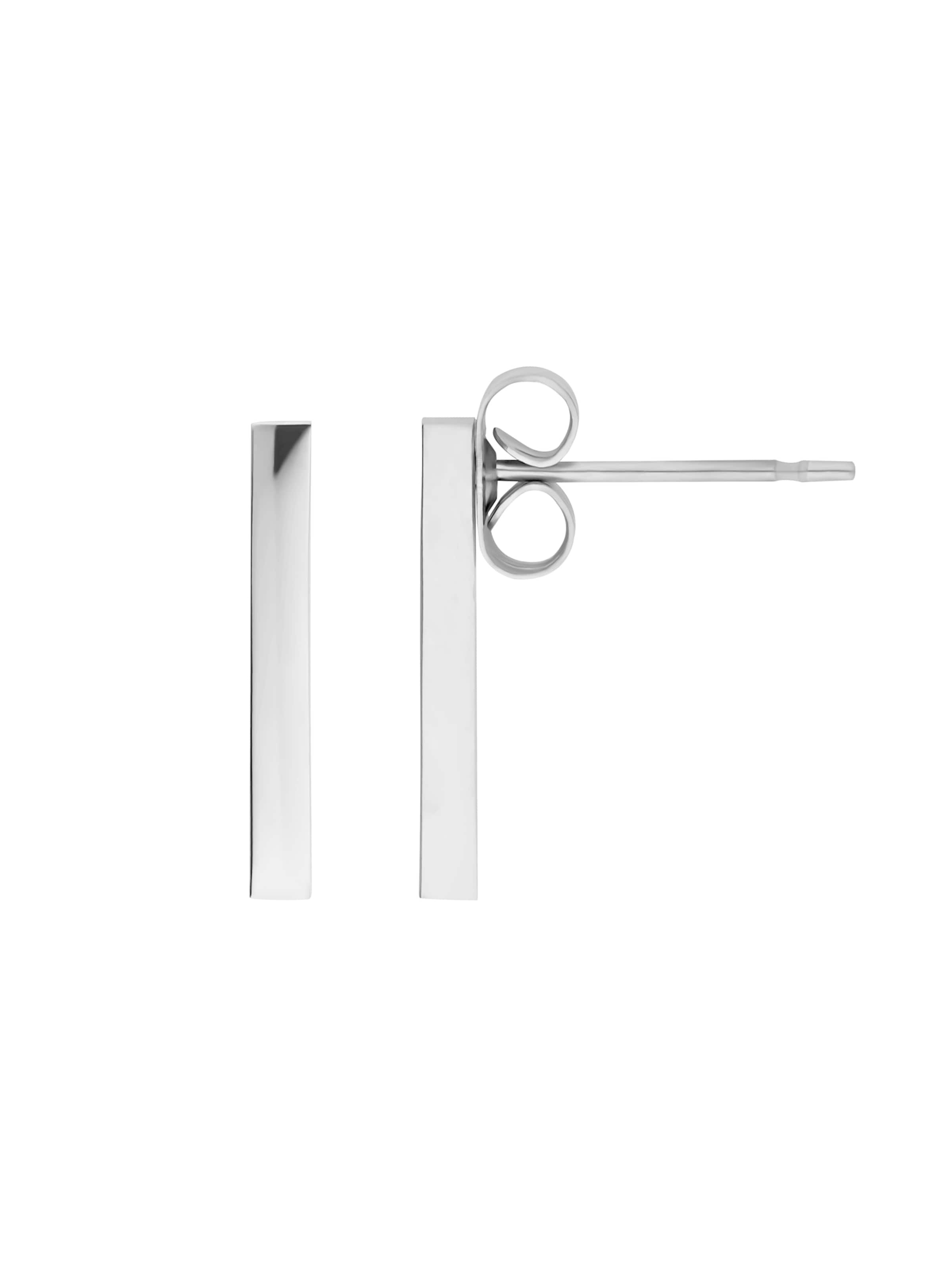 Heideman Earrings 'Striga' in Silver: front