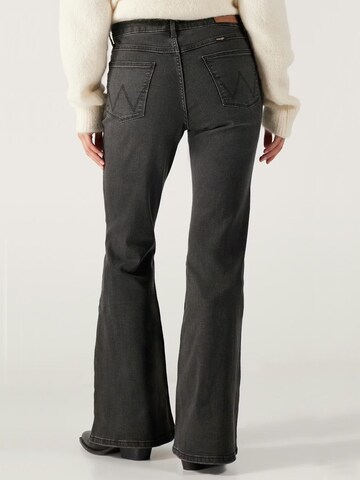Flared Jeans 'FIERCE FLARE CONSTELLATION' di WRANGLER in nero