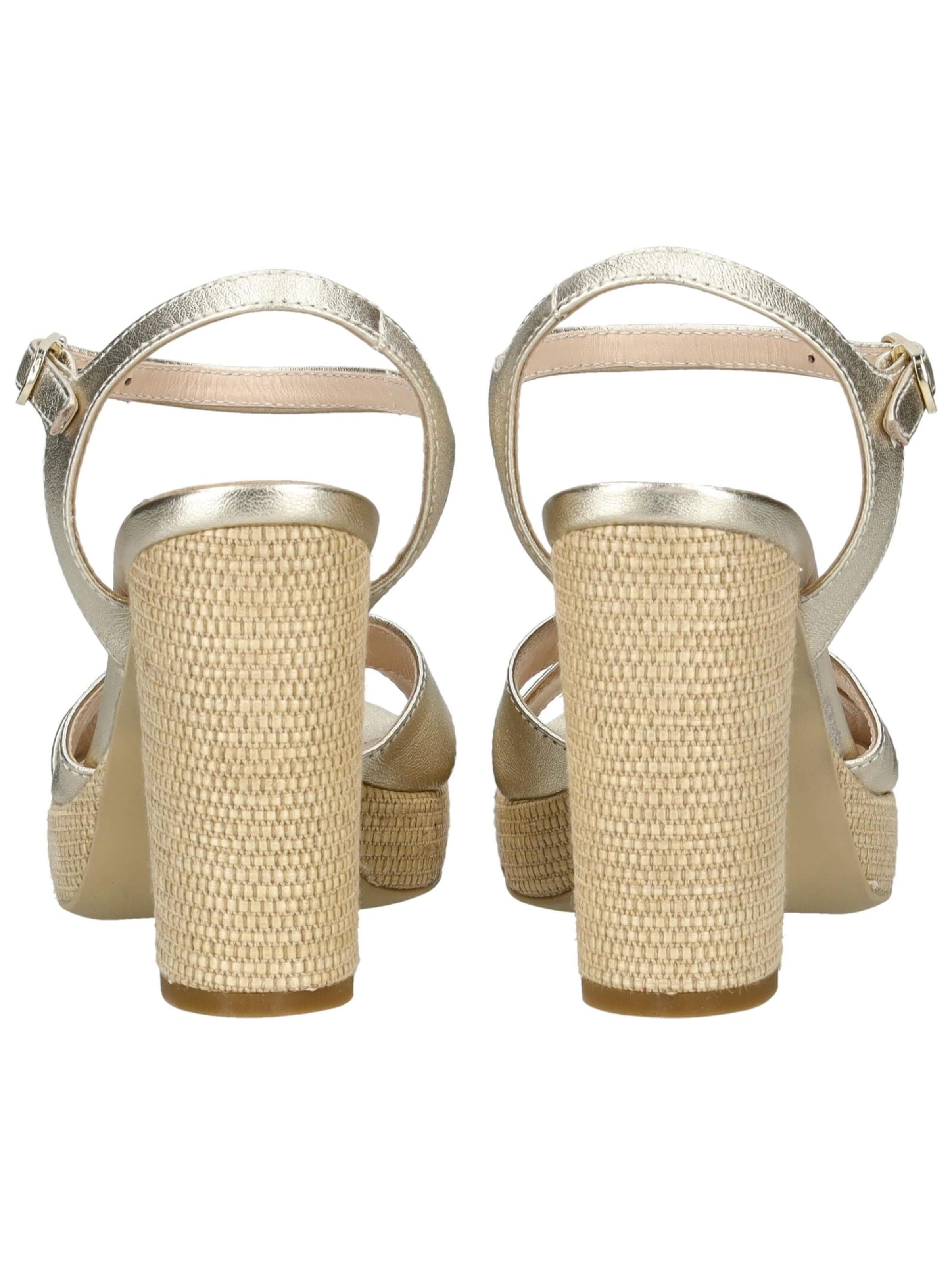 Nero Giardini Sandalen met riem in Goud