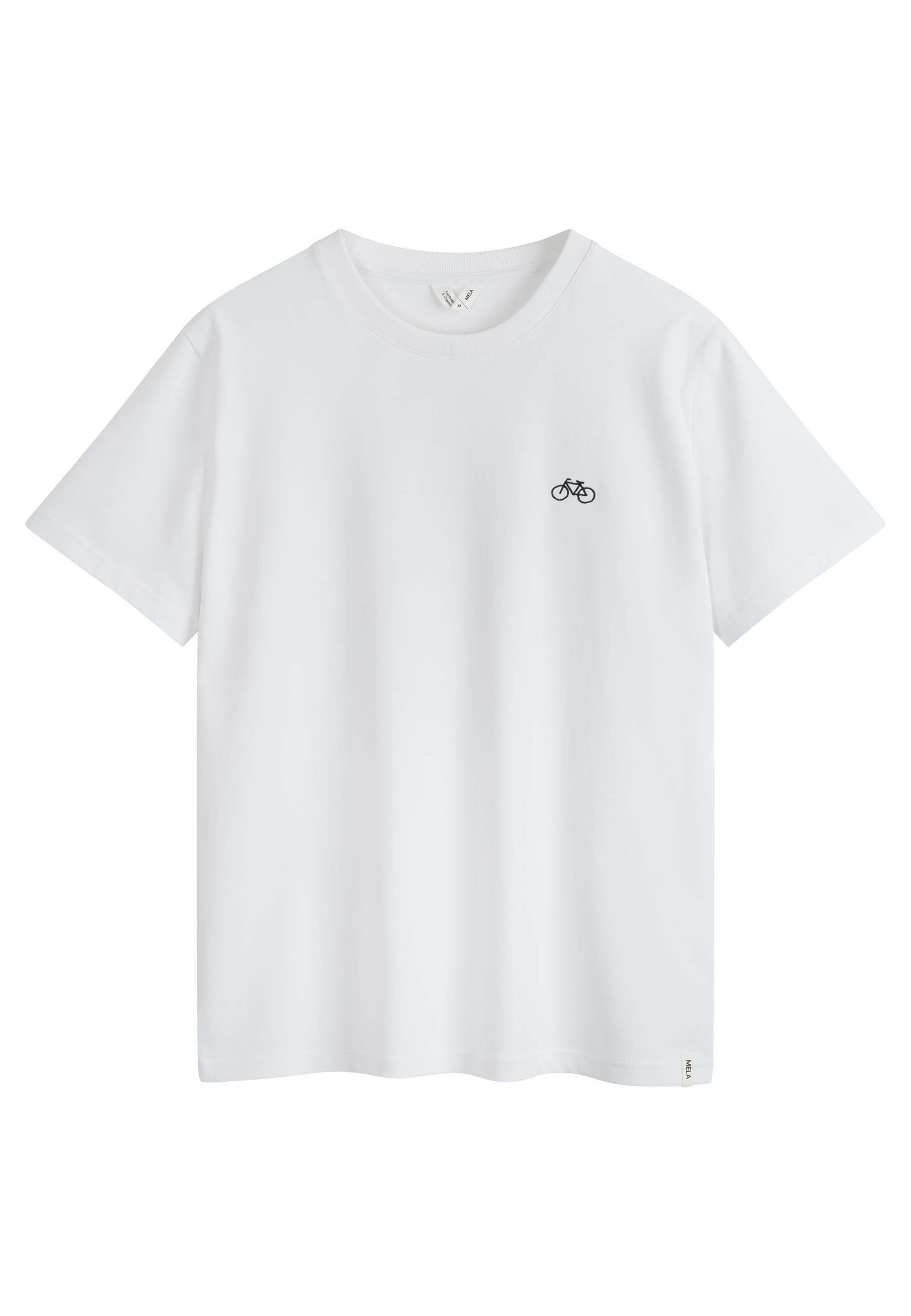 MELA Majica 'EPRAVIN' | bela barva: sprednja stran